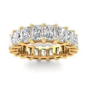 14K & 18K Gold Princess Cut Diamond Eternity Ring