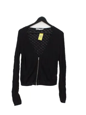 & Other Stories Women's Cardigan S Black 100% Cotton