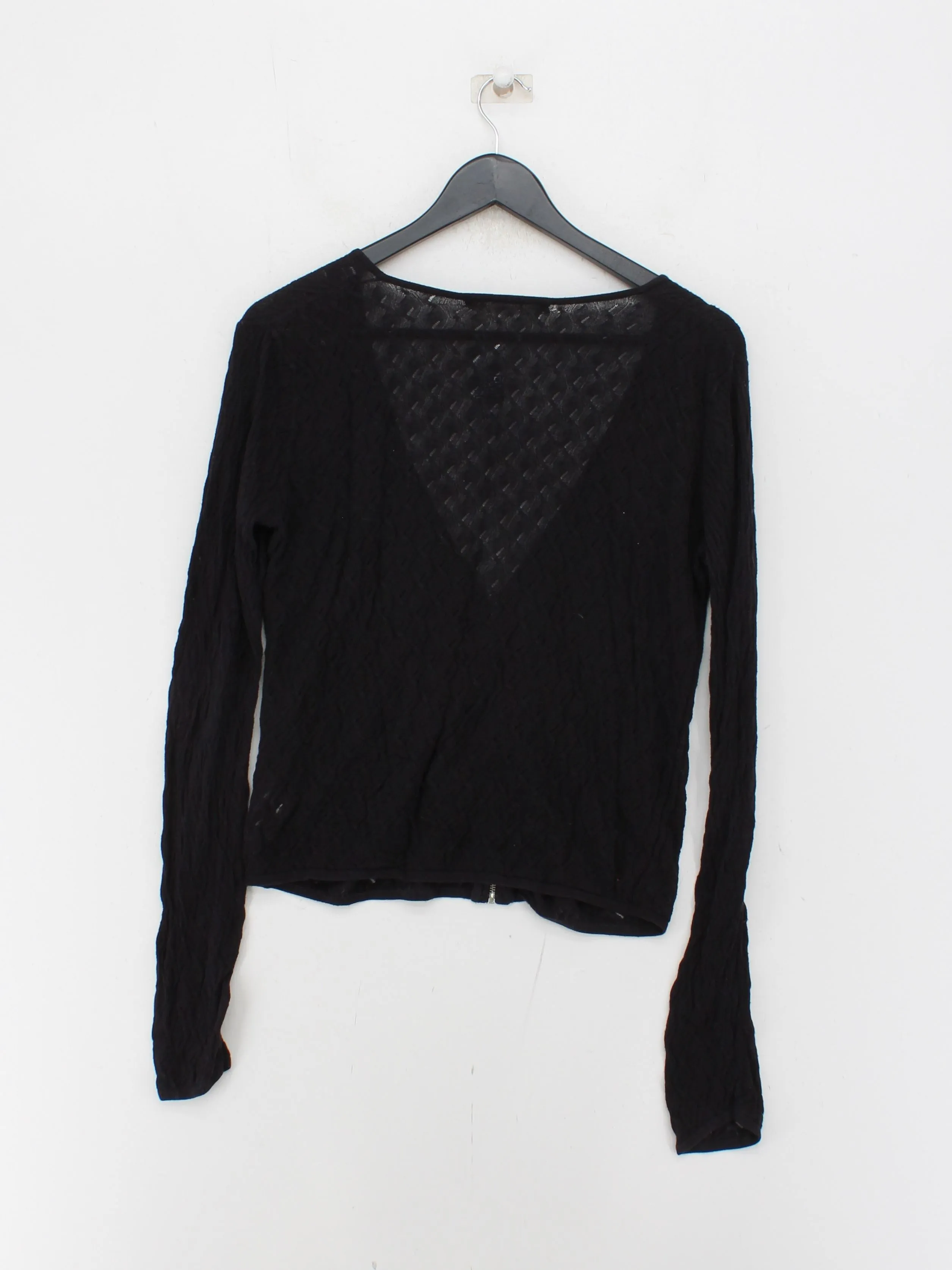 & Other Stories Women's Cardigan S Black 100% Cotton