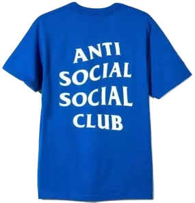 Anti Social Social Club Logo 2 Tee Blue