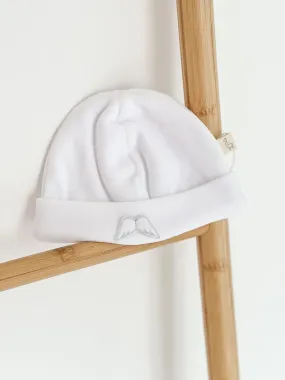 BabyGi White Angel Wing Beanie Hat