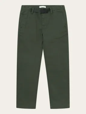 Baggy twill pant belt details - Forrest Night