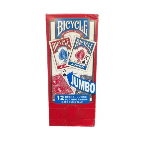 Bicycle Jumbo Faces Playing Cards - 12 pks.