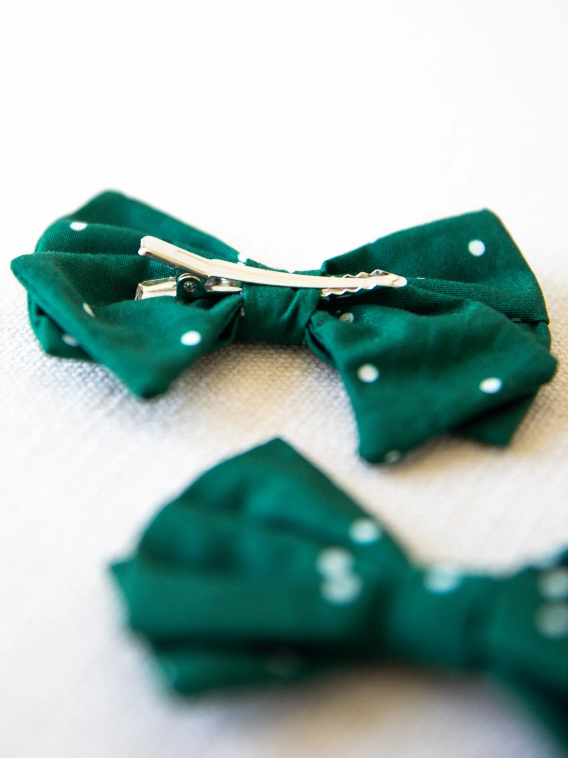 Bow Set Duo - Wintergreen Dotty