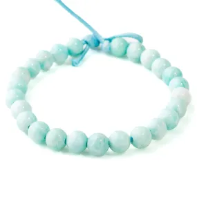 Brazilian Amazonite 8mm Round - Large Hole Beads