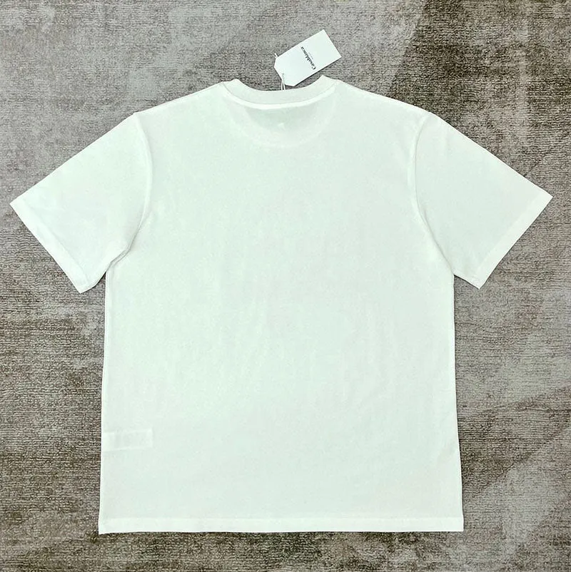 CASABLANCA Diamond Logo Patch T-Shirt White