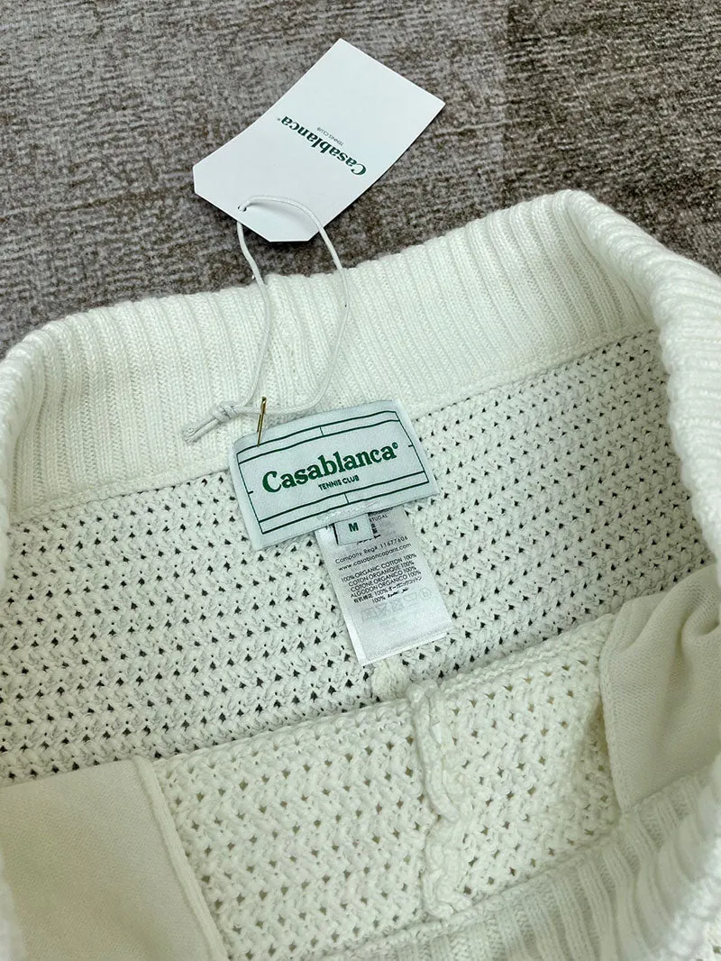 CASABLANCA - Knitted Crochet Short