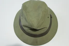 CC Filson Tin Cloth Packer Waxed Cotton Canvas Packer Hat Medium Size