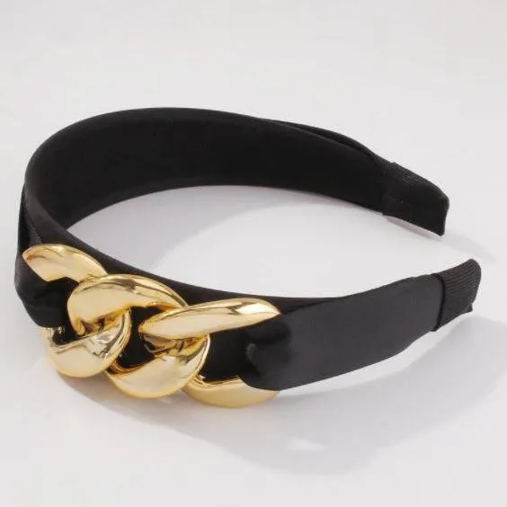 Chained Up Curb Link Headband