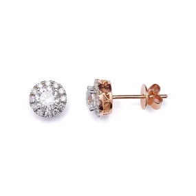 Clara by Martin Binder Diamond Halo Earrings (1.20 ct. tw.)