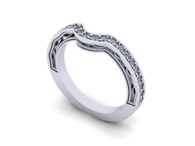 Contour Wedding Band-UDINC0344WB