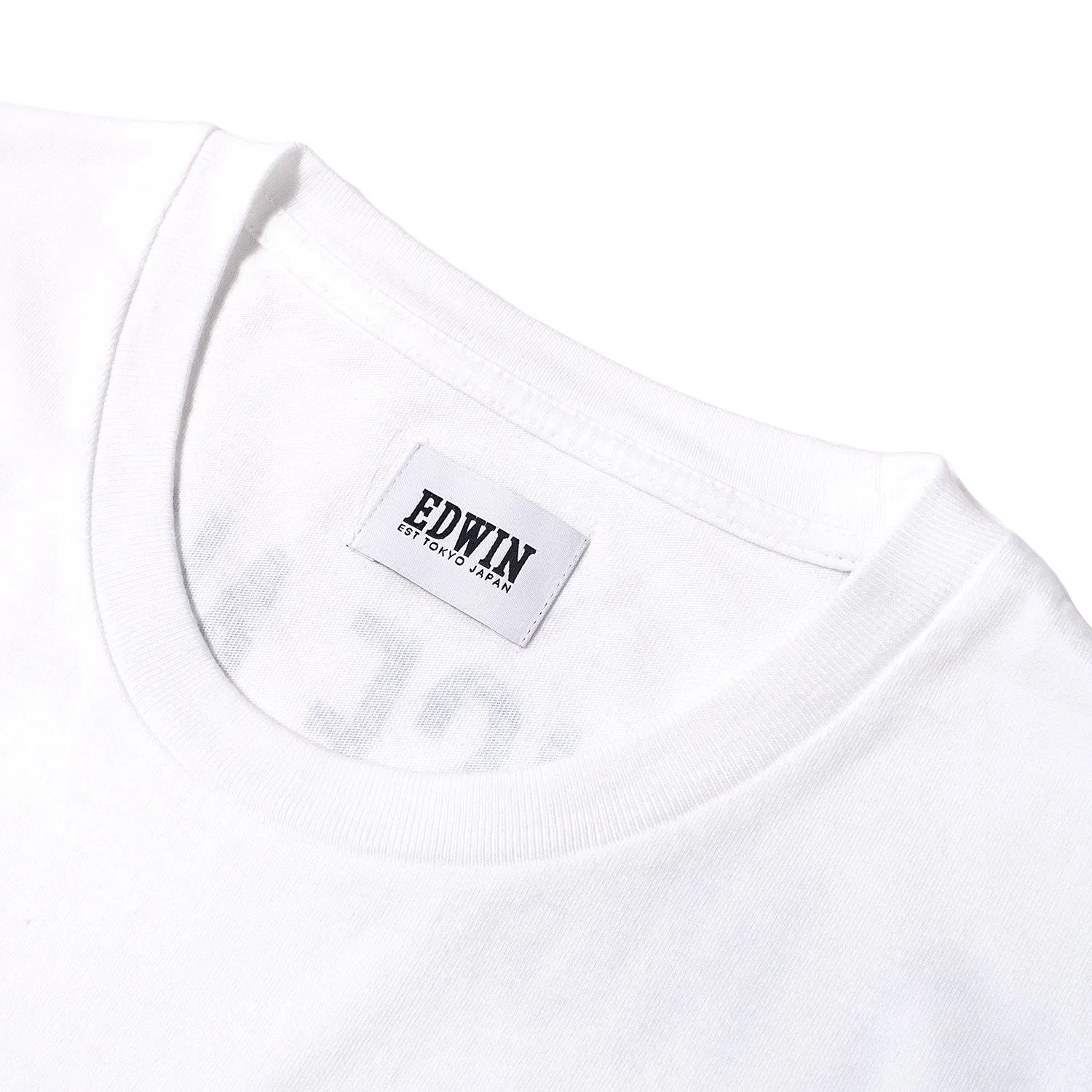 Edwin - No Noise No Life Tee - White