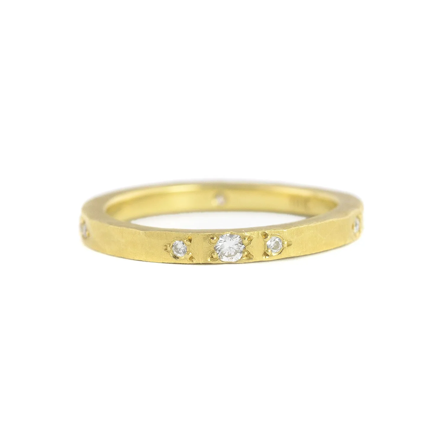 Etruscan Diamond Plain Band by Dawes Design