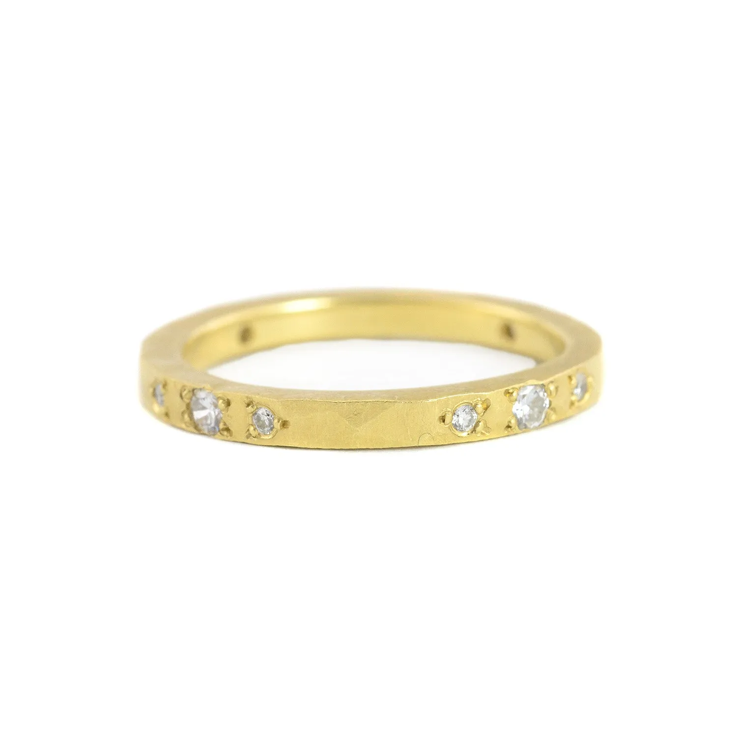 Etruscan Diamond Plain Band by Dawes Design