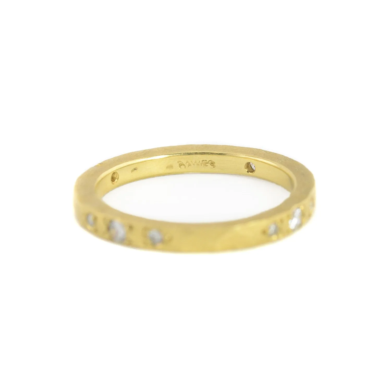 Etruscan Diamond Plain Band by Dawes Design