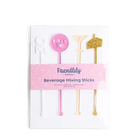 FRIENDLILY PRESS | Dirty Thirty Drink Stirrers