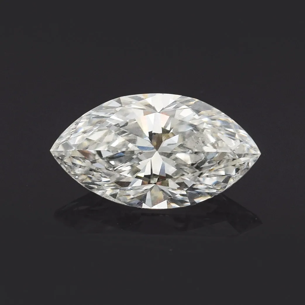 GIA Certified 0.89 Carat Round Brilliant I SI2 Diamond 8.93 x 4.95 x 3.34 mm