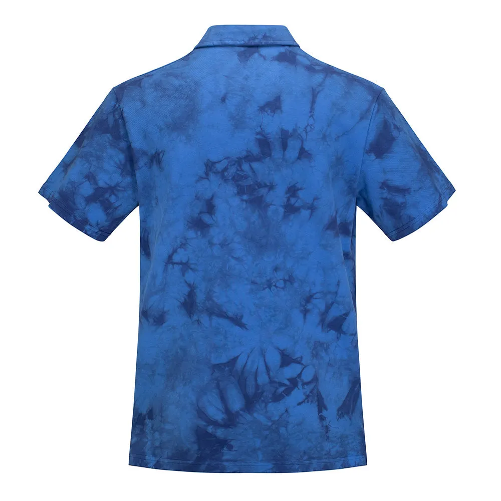 Grateful Dead | Cotton Polo | Blue Tie Dye with Stealie