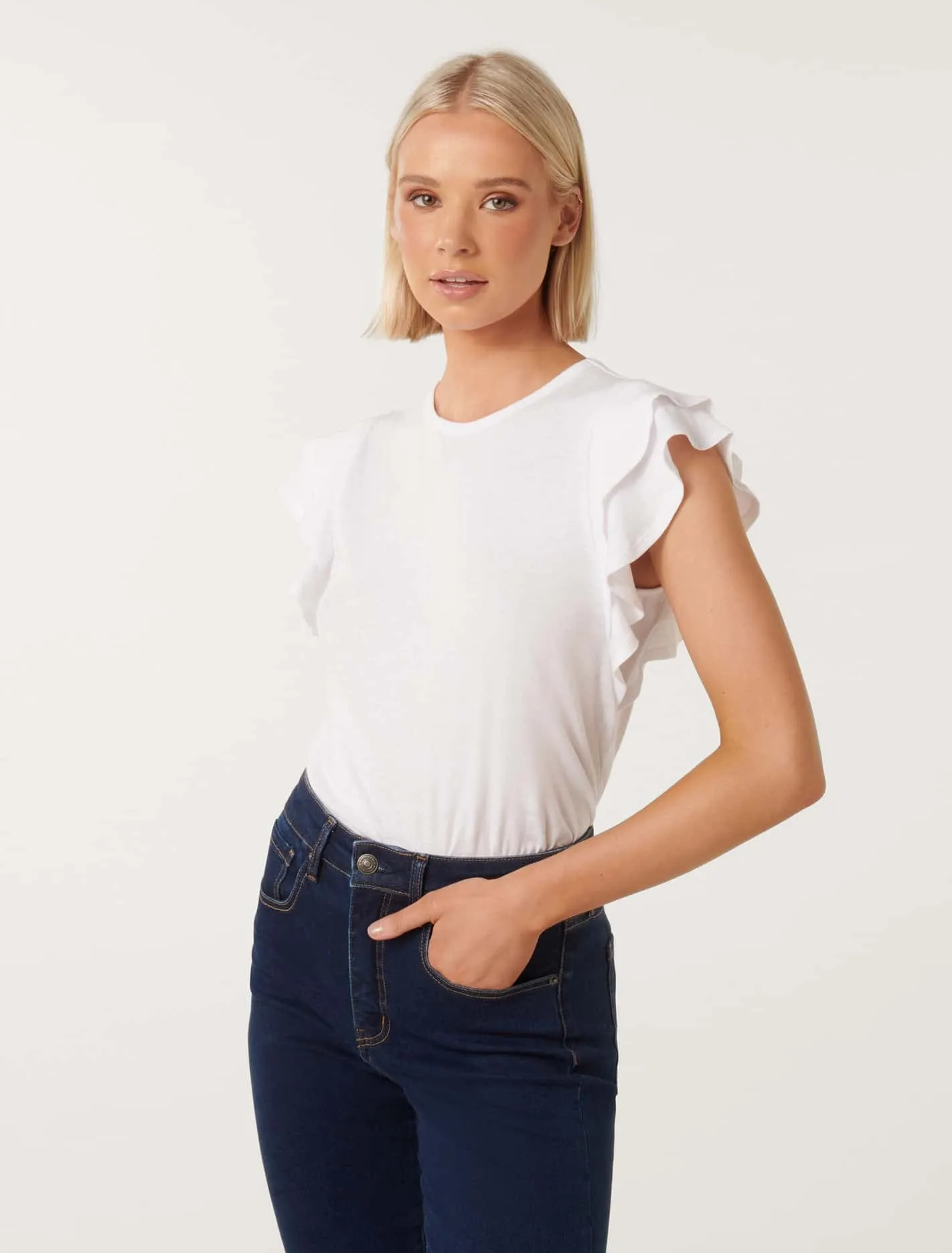 Hera Double Ruffle Top