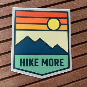 Hike More Sticker