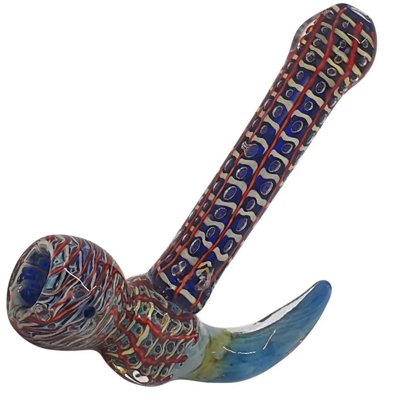 Inside colour hammer spoon pipe 13 cm