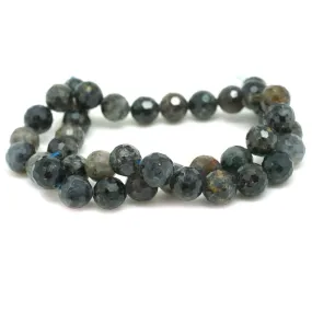 Iolite 10mm Faceted Round - 15-16 Inch