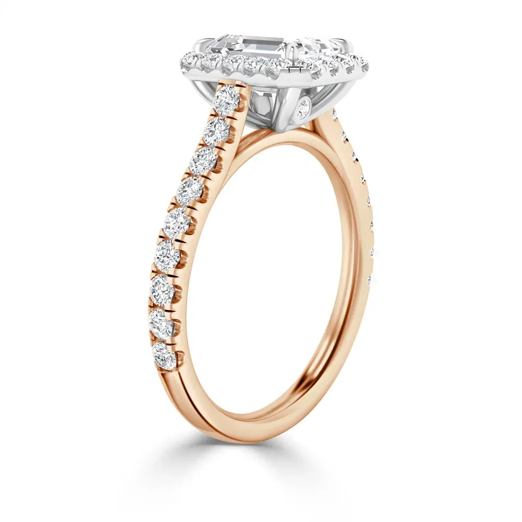 Jasmine - 18ct Rose Gold - Emerald