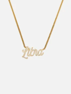 Libra Small La Firma Diamond Necklace