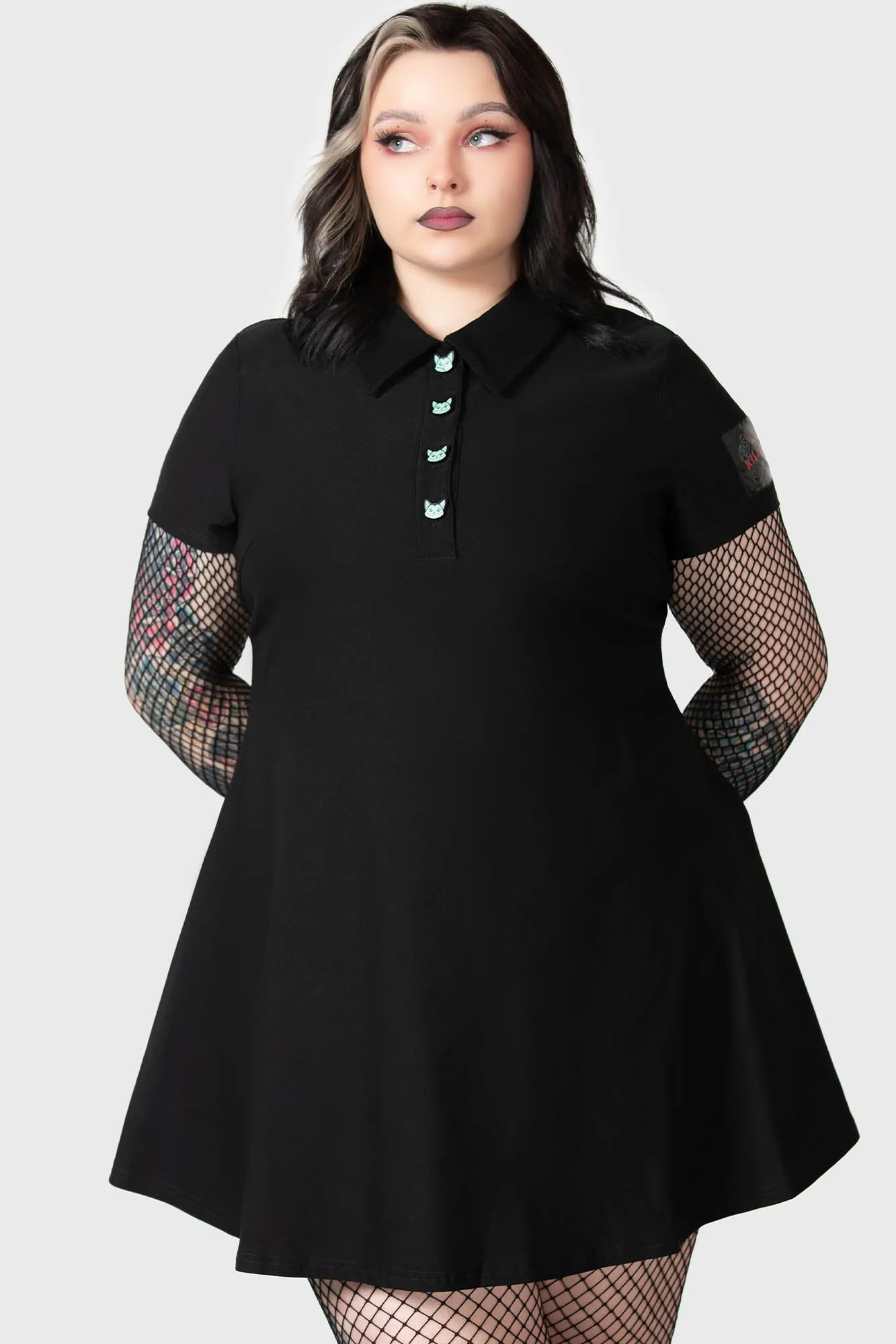 Lil Vampurr Collar Dress [PLUS]