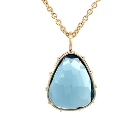 Medium London Blue Topaz Harriet Stone