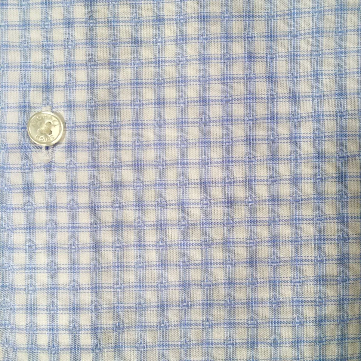 Michael Kors Boys Cotton Blue/White Check Dress Shirt Z0341