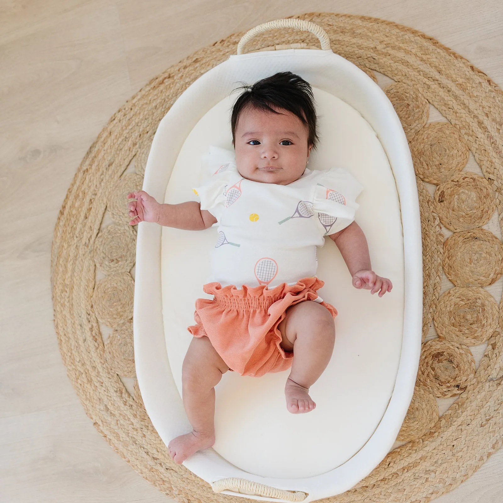 oh baby! Cotton Terry High Waisted Tushie - Coral