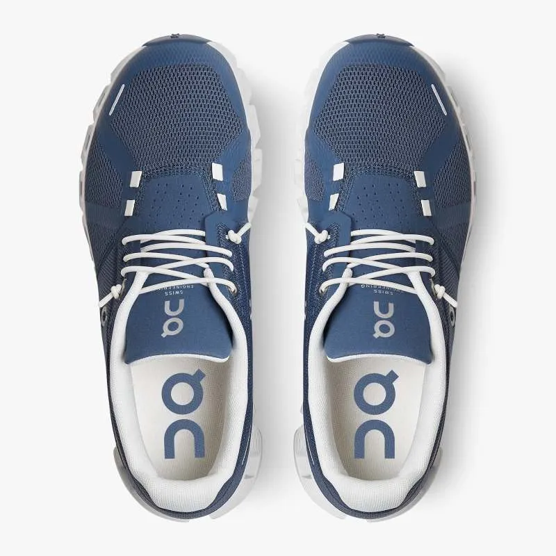 'On Running' Women's Cloud 5 - Denim / White