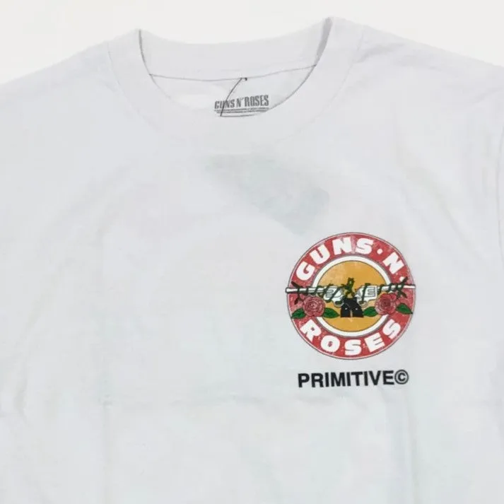 PRIMITIVE x Guns N' Roses Next Door Graphic T-Shirt - White