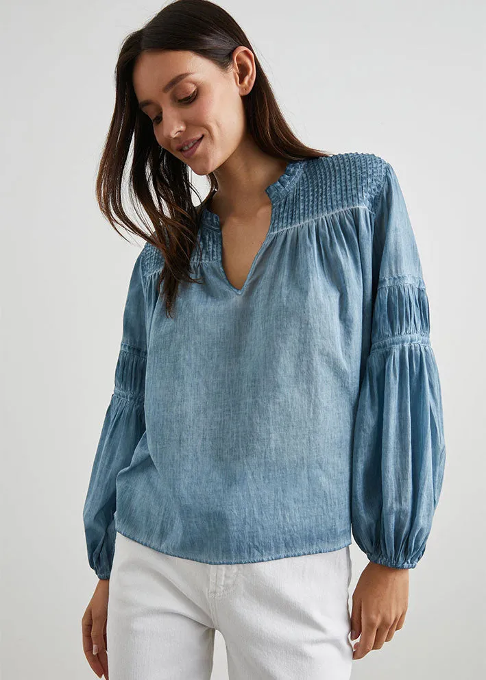 Rails Marli Bluse - Faded Blue