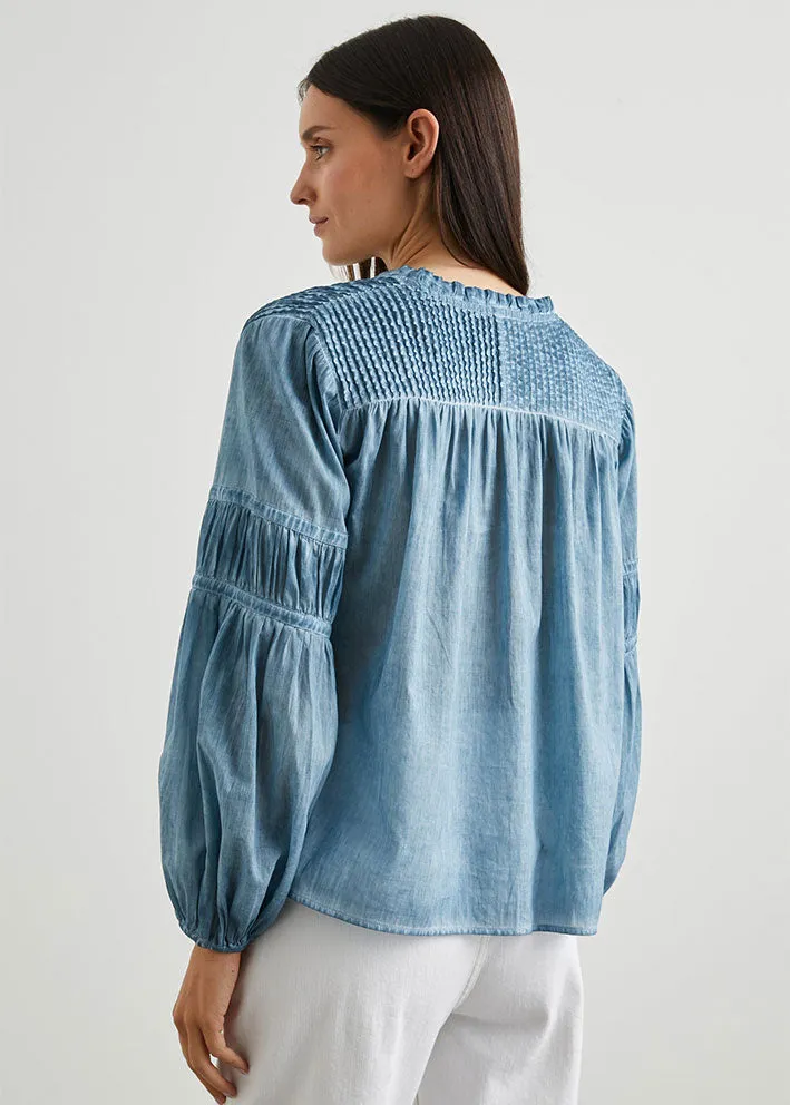 Rails Marli Bluse - Faded Blue