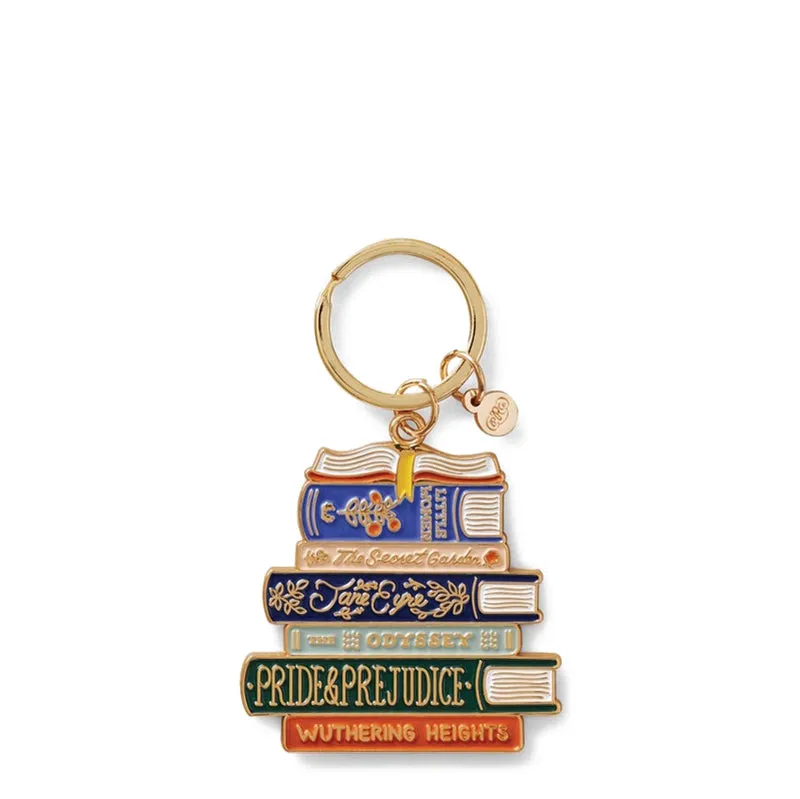 RIFLE PAPER CO. | Book Club Enamel Keychain