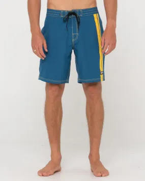 Short Rusty Burnt Rubber Fitted Boardshort* China Blue