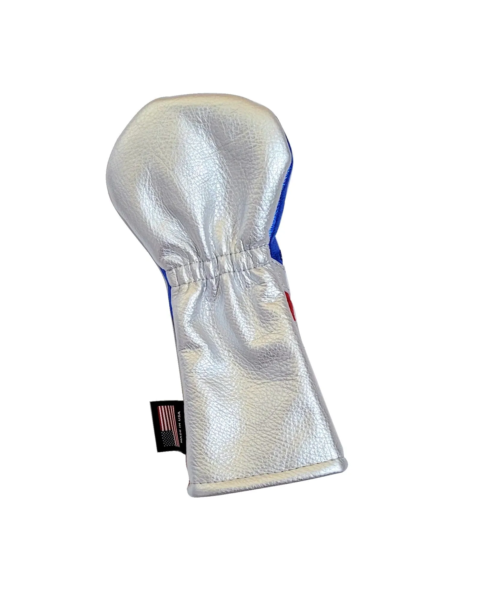 The METALLIC USA Flag Skull & Bones Headcover