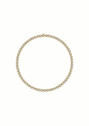 Twist Kaleidoscope Petite Tennis Diamond Necklace